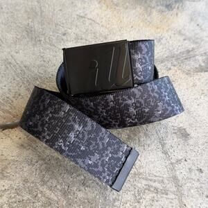 Illest skater Belt Subdued Urban Digital Camo Black Adjustable